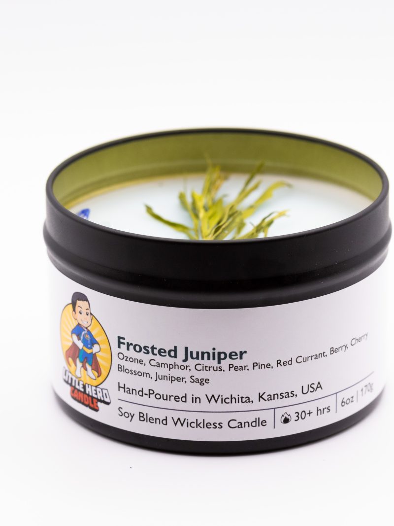 Frosted Juniper Wickless Candle